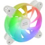 Mars Gaming MF-4A Pack 4 Ventiladores 120mm ARGB Blanco
